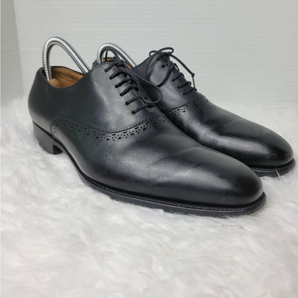 Jm Weston Shoes 470 Richelieu Size 7D US Special Order Shoe Street Black